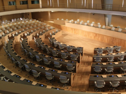 Premi&egrave;re s&eacute;ance de la nouvelle Assembl&eacute;e constituante de Tunisie