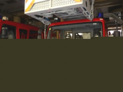 Une camionnette en feu sur l'A7