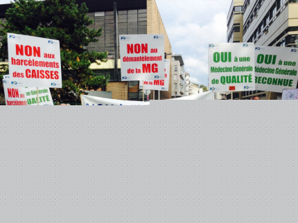 Op&eacute;rations escargot, journ&eacute;e sant&eacute; morte, les m&eacute;decins mobilis&eacute;s &agrave; Lyon contre le projet de loi Sant&eacute;