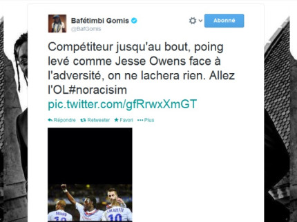 La petite erreur historique de Bafé Gomis sur Twitter La petite erreur historique de Bafé Gomis sur Twitter