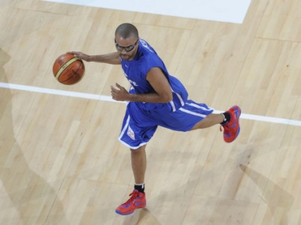 JO-Basket : d&eacute;but de la comp&eacute;tition pour Tony Parker et les Bleus