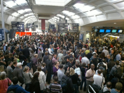 La pagaille vendredi  matin dans les gares de la région