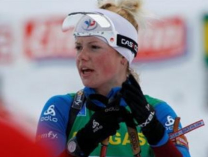 Une nouvelle médaille pour Marie Dorin Une nouvelle médaille pour Marie Dorin