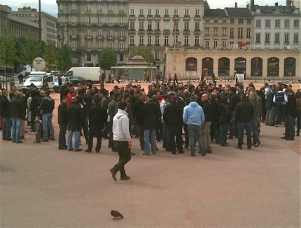 3ème jour de manifestation pour les policiers de Lyon 3ème jour de manifestation pour les policiers de Lyon