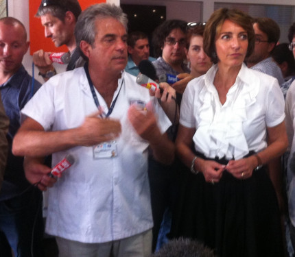 Canicule : Marisol Touraine au chevet du SAMU à Lyon Canicule : Marisol Touraine au chevet du SAMU à Lyon