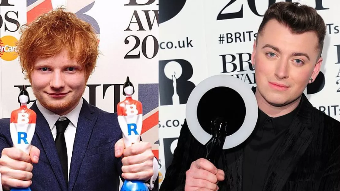 Découvrez Ed Sheeran et Sam Smith aux Brit Awards !