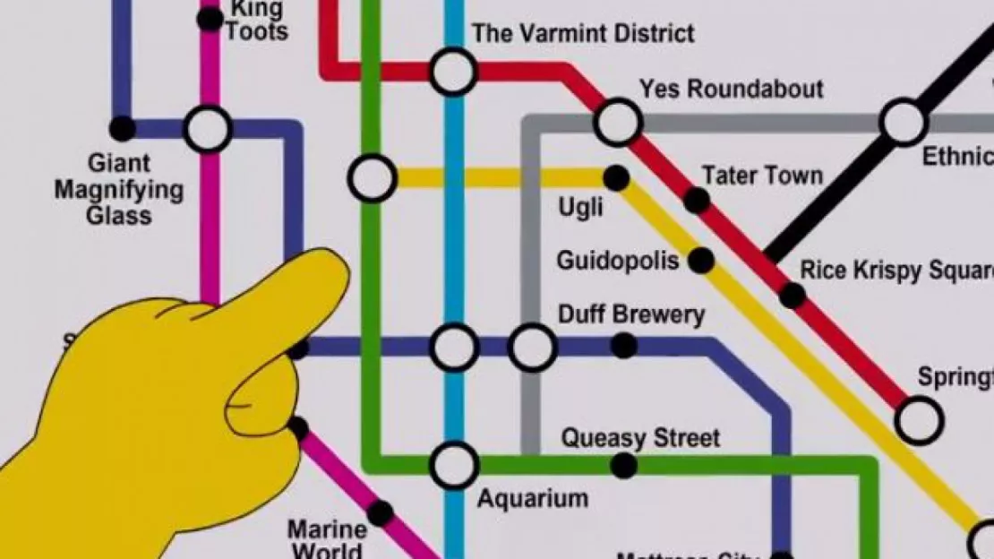 Les Simpsons s'invitent dans le métro Parisien!