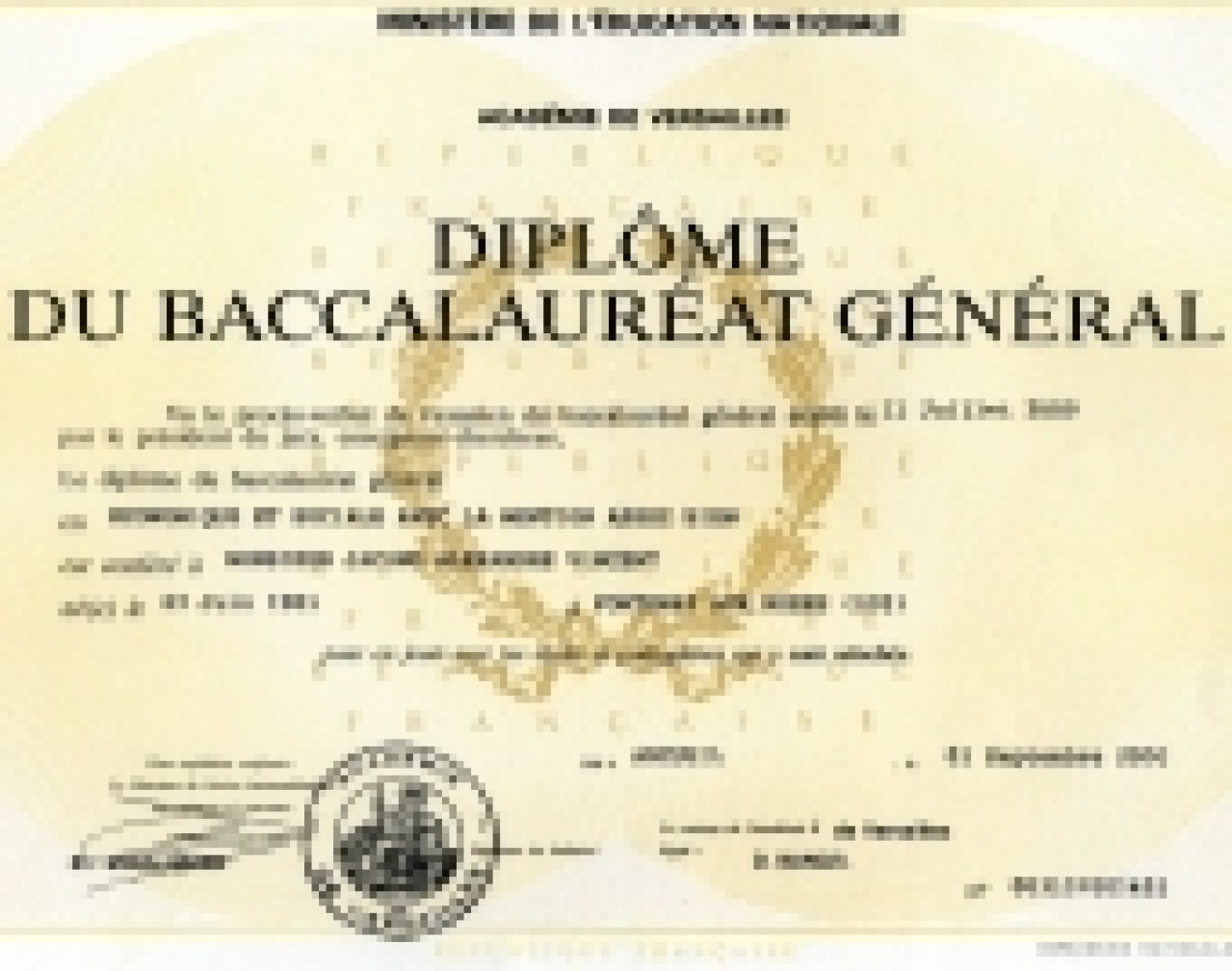 Bon courage pour le rattrapage