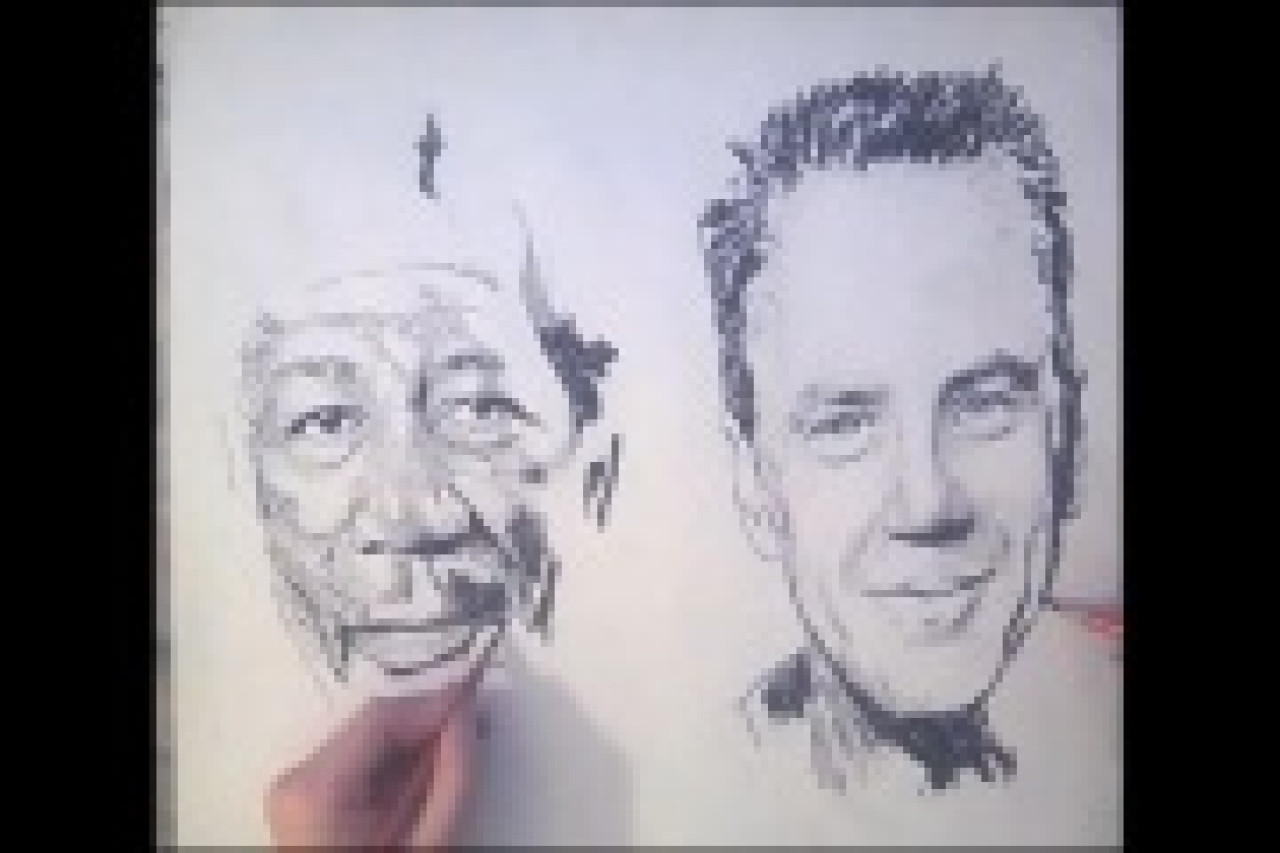 Dessiner avec les deux mains