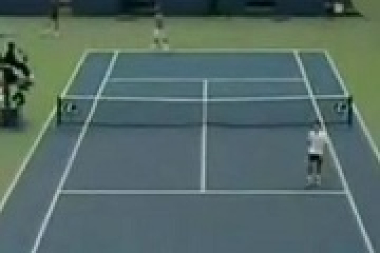 Incroyable point au Tennis