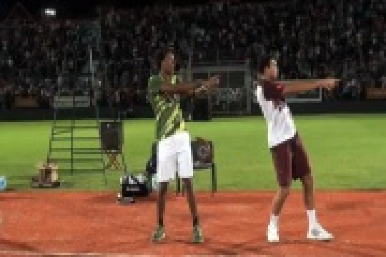 Tsonga et Monfils font le show...