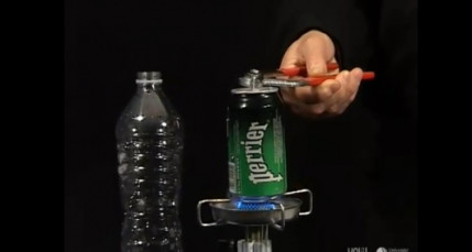 Faire imploser une canette