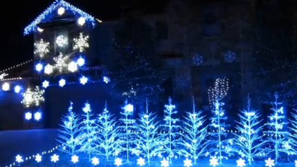 Une maison décorée pour Noël!