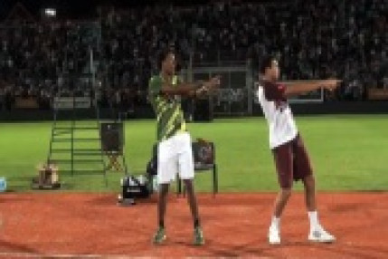 Tsonga et Monfils font le show... Tsonga et Monfils font le show...