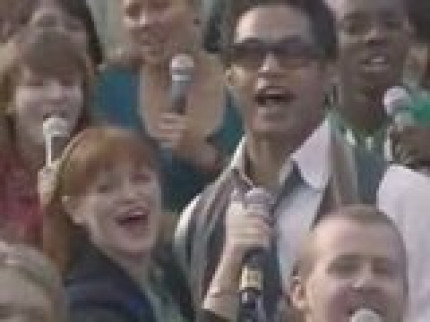 Karaoké géant à Londres Karaoké géant à Londres